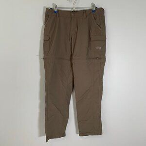 The North Face nylon zip-off cargo pants for walking hiking outdoor w drawstring